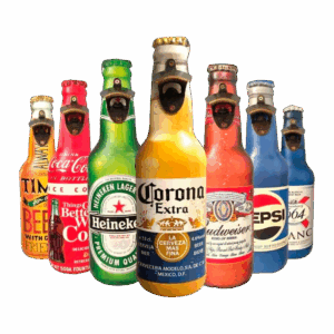 BOTELLA METAL PARA PARED
