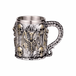 TAZA CALAVERA DISEÑO DRAGÓN